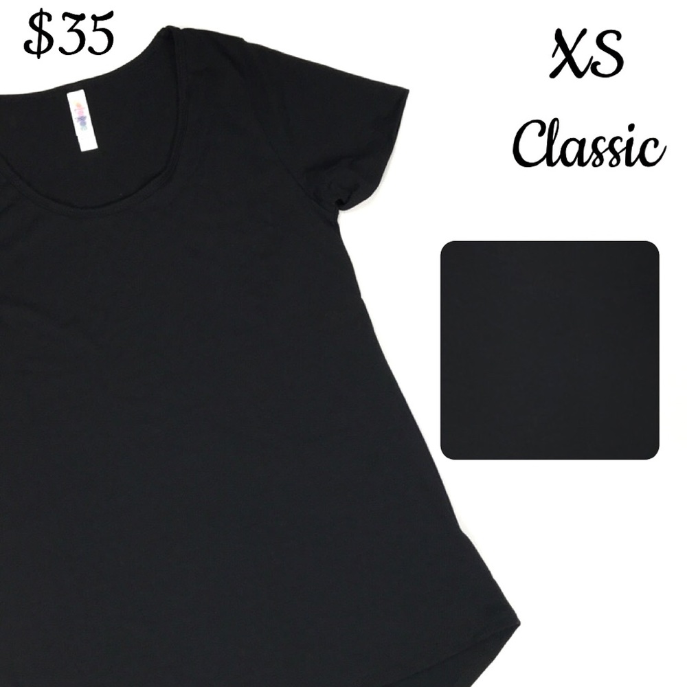 Solid Black XS Classic T